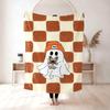 Halloween Flannel Blanket, 3D Printed Anime Ghost Throw Blanket, Skin‑Friendly for Bedroom Sofa, Multiple Size Single Twin King