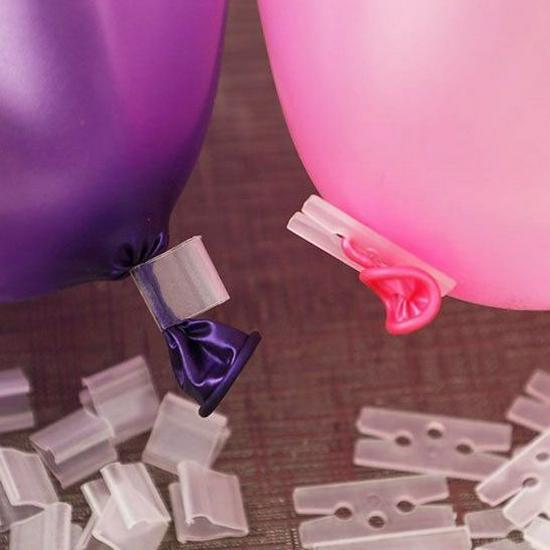 Wedding Balloon Clips: V-shaped, H-shaped, Double-layer Plum Blossom Shaping and Sealing Accessories