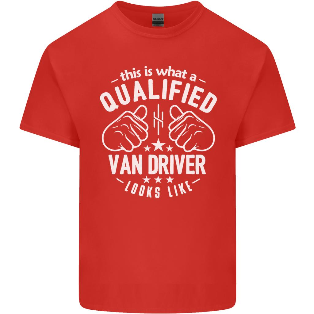 A Qualified Van Driver Looks Like Unisexs Light Cotton Tshirt