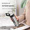 One Drop Water Titanium Insulated Water Bottle with Pop-Up Lid, 450mL