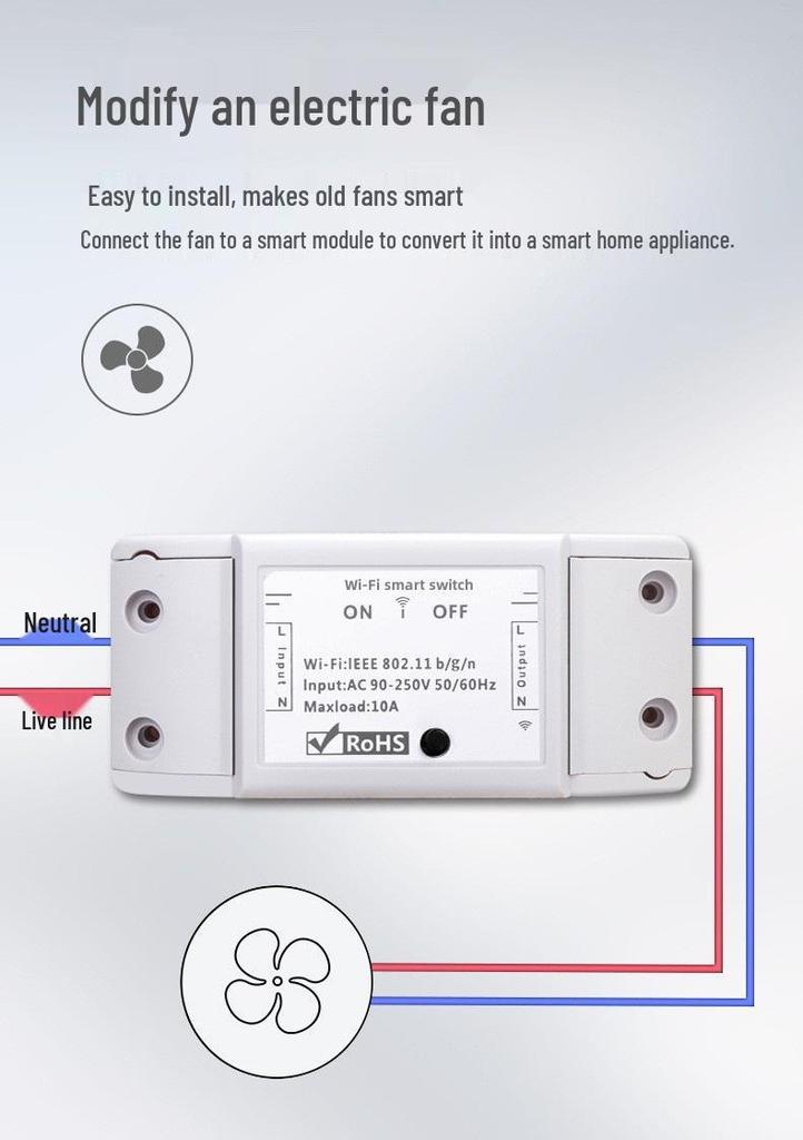 eWeLink Smart WiFi Timer App Controlled Mini Circuit Breaker Switch