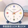 Creative Morandi Colorful Desktop Alarm Clock Students Wake Up Bedroom Decorative Clock Quartz Silent Watch Decorative Ornaments