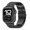 Alloy Case+Stainless Steel Strap For Apple Watch Ultra 2 1 49mm 46mm 45mm 44mm Hollow Out Protective Cover For Iwatch 10 9 8 7 6