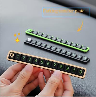 Car Phone Number Card Temporary Parking Card Plate Telephone Number Car Park Stop Automobile Accessories For Kids