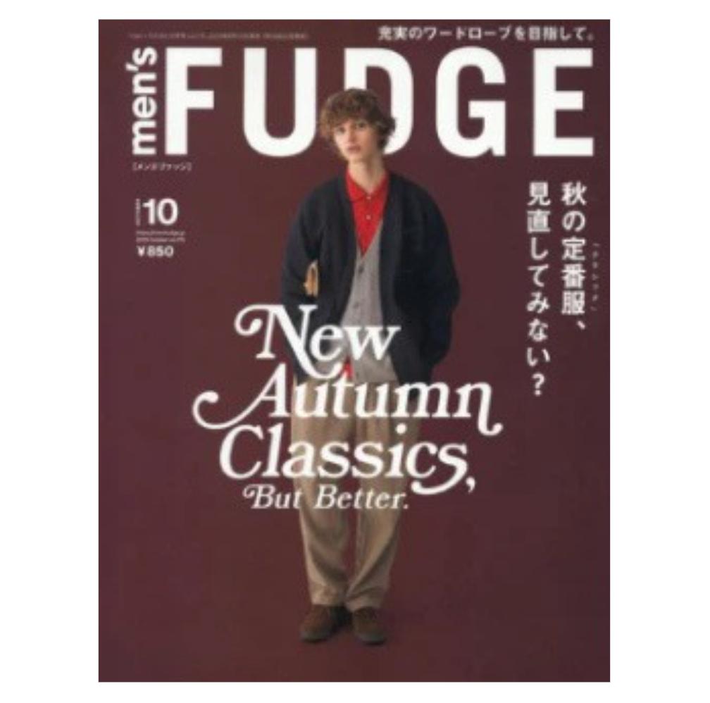 BRAND-NEW Men's FUDGE Vol.168-177 2025 Japanese Fashion Magazine