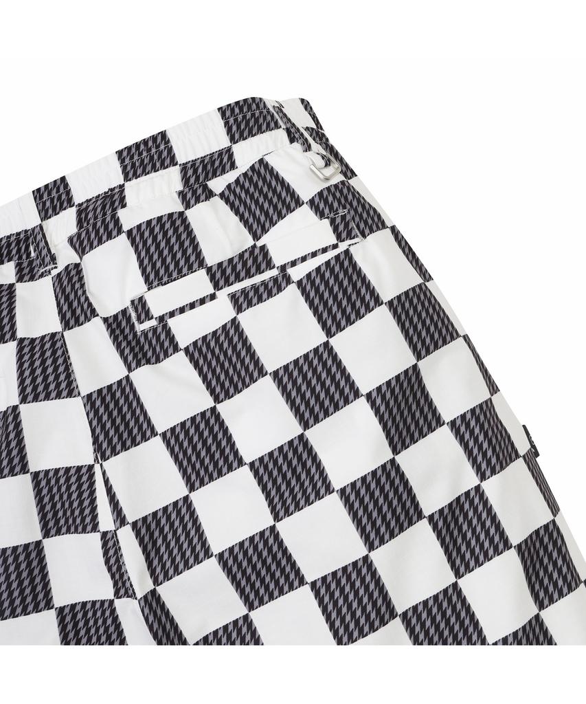 Goldeunbeeo (M) Checker Board Printed Shorts G4Pam26401Whx