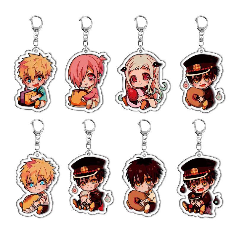 Layered Hanako-kun Acrylic Keychain Pendant Anime Figurine 