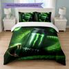 Juego de Funda Nórdica Estampado Monster Energy 3 Piezas 1 Funda Nórdica y 2 Fundas de Almohada Ropa de Cama Suave Para Dormitorio del Hogar