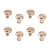 40Pcs 8 X 6mm Book Blinding Screw Rivet Zinc Alloy Secure Fixation Leather Binding Posts Bolts Nail for Belt Handbag