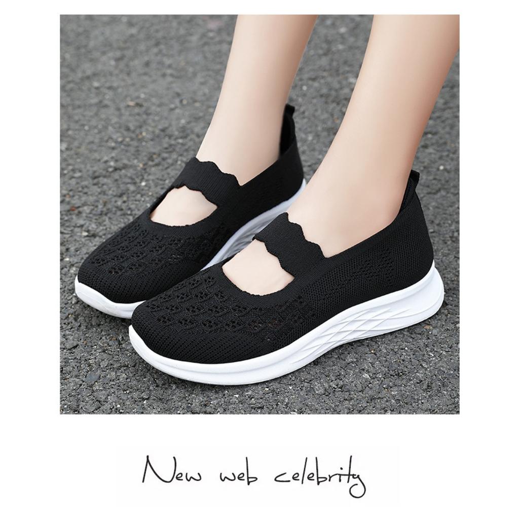 Dam Sommarnya Flätade Ihåliga Nät Skor, Tygskor, Mode Skor