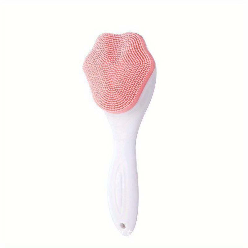 1 cat silicone face brush, manual facial cleanser, nose blackhead cleaning brush, cat paw face washing brush
