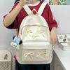 Schoolbag1011 new bow schoolbag girls versatile high value design sense backpack niche light fashion middle school students