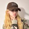 Hat Spring Style Women's Fashion Baseball Cap Versatile Street Couple Showing Face Small Sun Hat Ripped Retro Baseball Cap Men