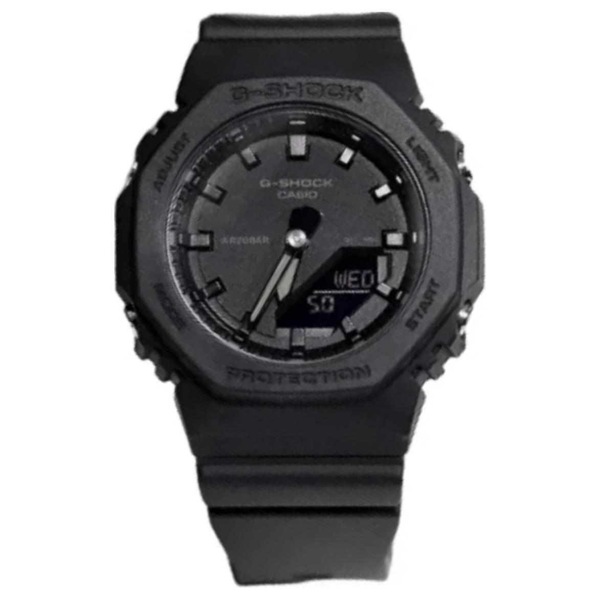 

CASIO Women s Liquid Crystal/Analog Dual Display Series Black Watch GMA-P2100BB-1APR Black Regular Box