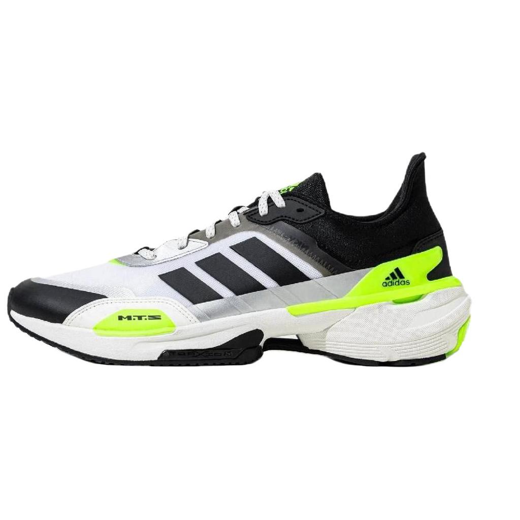 adidas Mts Chaussures de Course Légères Confortables Durables à Tige Basse Unisexe Baskets Noir Blanc Vert JH5788