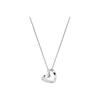 2022 Niche Design 925 Sterling Silver Heart Necklace - Women's Light Luxury Clavicle Chain