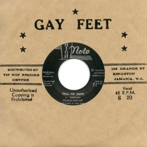 

7inch Record DELANO STEWART - Tell Me Baby / That s Life DSRSP712 Gay Feet/Dub St 1968 Japan Reggae, Ska & Dub Used