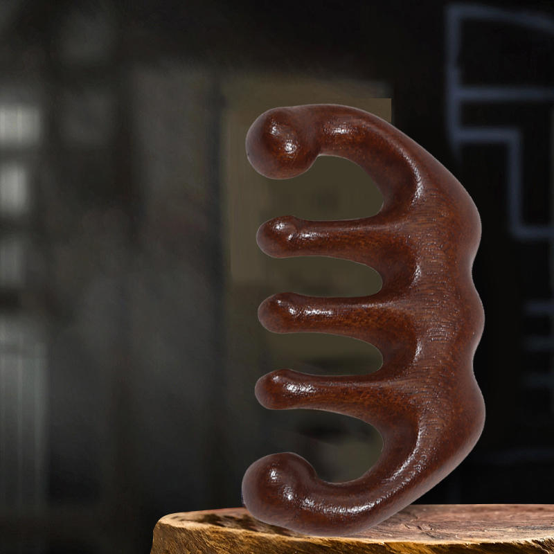 1Pc Massage Body Relaxing Comb Meridian Combs Head Massager Five Tooth Whale-Comb Scalp Scraping Hair Tools