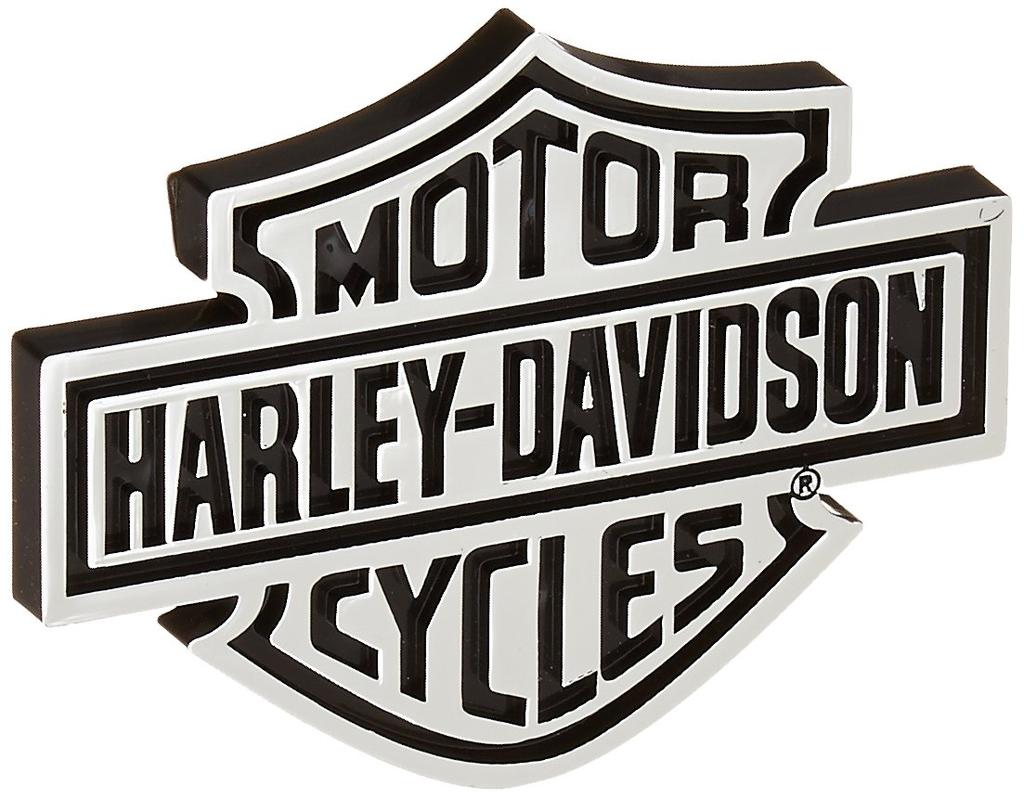 Chroma 9107 Harley Davidson Injection Molded Emblem Decal