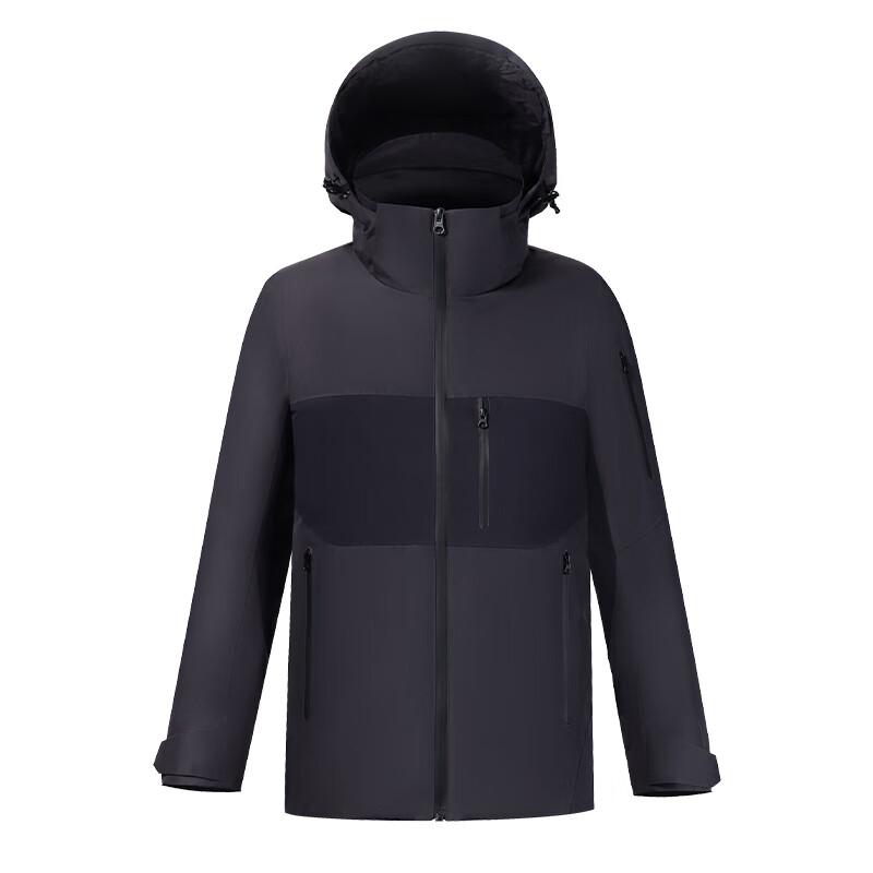 Toluoman Unisex 3-in-1 Detachable Down Jacket