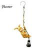 Unique Yard Decor for Garden Lovers Climbing Animal Solar Light, Resin Statue with Lantern, Fence Lights Hanging Light Outdoor Tree Decoration