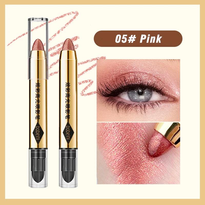 6 Kleuren Dubbelzijdige Oogschaduwstick – Waterdicht, Langhoudend, Mat & Glitters, Contour, Highlight, Gecertificeerd, Unisex