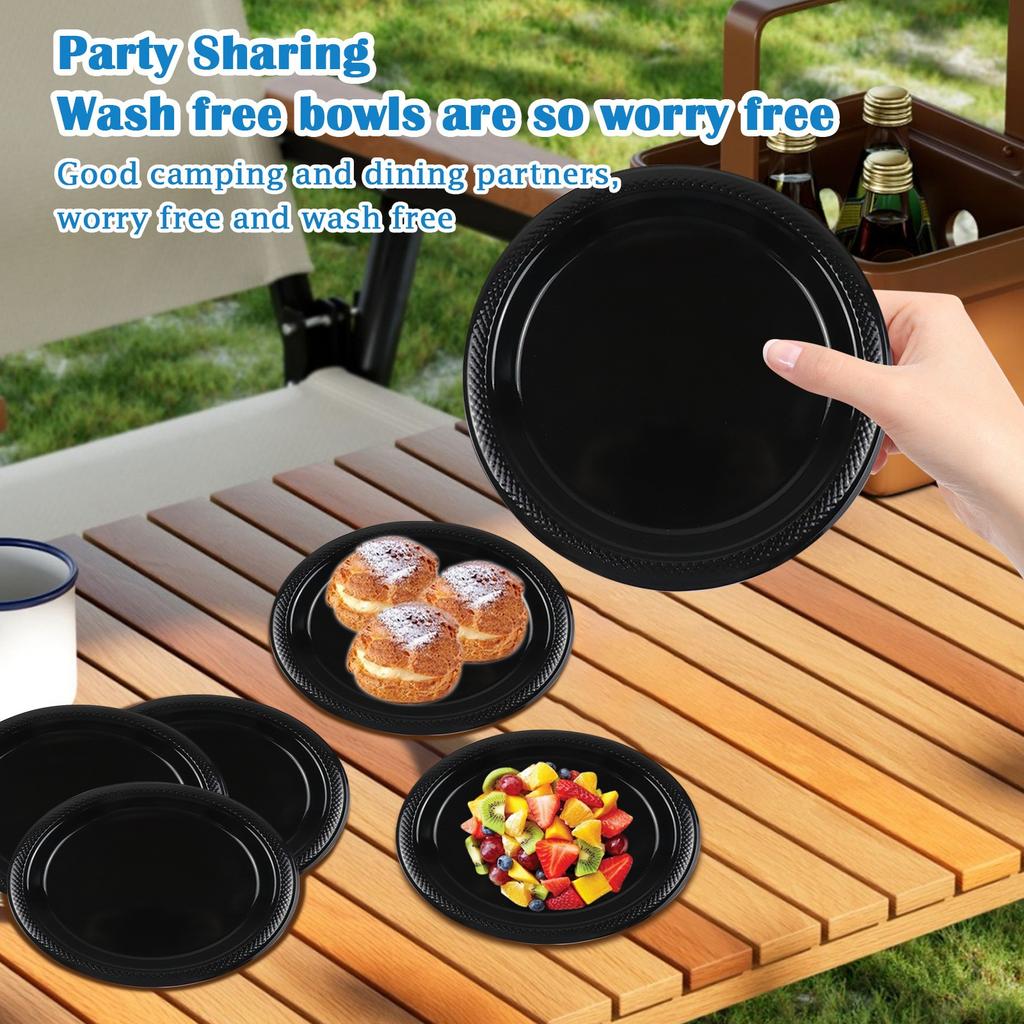 100Environmentally Friendly Disposable Paper Trays 6 Inches