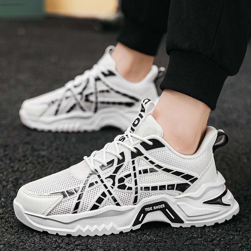 Men’s Jogging Sports Shoes for Women’s Sneakers Casual Street Style Running Sneakers Students Large Plus Size Skate Boarding Shoes 36-45