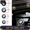 For Epoxy/Aluminum Car Label Decal Badge Covers Logo Stickers 11 18 20 25 29mm for Bmw E46 E90 E60 F10 F30 E39 E36 F20 E87