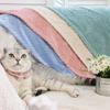 Wheat Fringe Fleece Small Blanket Pet Blanket Cat Cover Blanket Nest Cushion Dog Warm Cover Blanket Coral Fleece Blanket Thickened Blanket