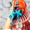 Starfish Conch Dangle Earrings Fashionable Women's Jewelry Handmade Accessories Beach Vacation Ear Rings   Decoration