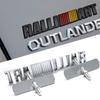 Autocollants Emblème Badge Calandre Avant Voiture Accessoires Style Métal Auto Pour Mitsubishi RalliArt Lancer Ralli Art 9 10 Pajero