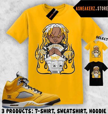 Tee Shirt Matching AJ 5 Tokyo T23 2025 Match Sneaker Chucky Trap House T-Shirt Unisex T-Shirt