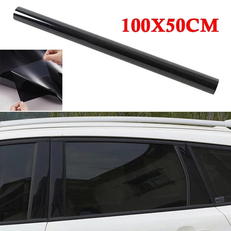 Home Office Glass Window Anti UV Tint Film Privacy Heat Protector Sticker Car VLT 20% Roll Dark Uncut Sunshade Black