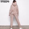 Frauen Trainingsanzug Casual Druck Langarm Hoodie Sport Anzüge Herbst Weibliche Sweatshirts Jooger Hosen Warme Zwei Stück Set
