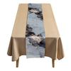 Marble Pattern Table Runner Polyester 33x178cm