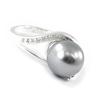 Silver Ring 'Pearl Beauty' Gray