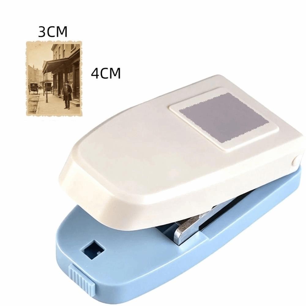 Handheld Stamp Cutter Large Paper Crafting Tool DIY Tools Stamp Hole Puncher Card Making