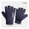 Sunscreen gloves Men's spring and summer sun protection Thin ice silk half-finger gloves Takeaway cycling Driving fishing