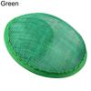 Women Sinamay Cocktail Hat Fascinator Round Base Millinery DIY Craft Accessory