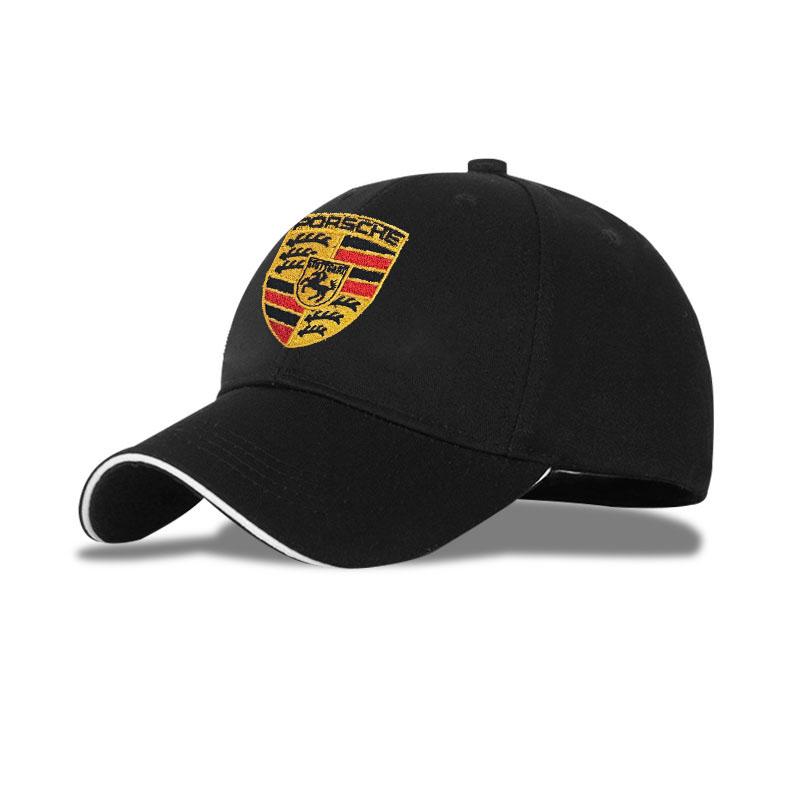 Fashion Men Women Car Decoration Baseball Cap Car Logo Sun Hat For Porsche Boxster Cayenne Panamera Macan Cayman 911 918 996 917 991