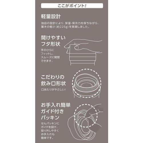 RW Reach Will Water Bottle (380ml / Pastel Blue) Stylish Mug Bottle (Hot/Cold Insulation/Vacuum Insulated)