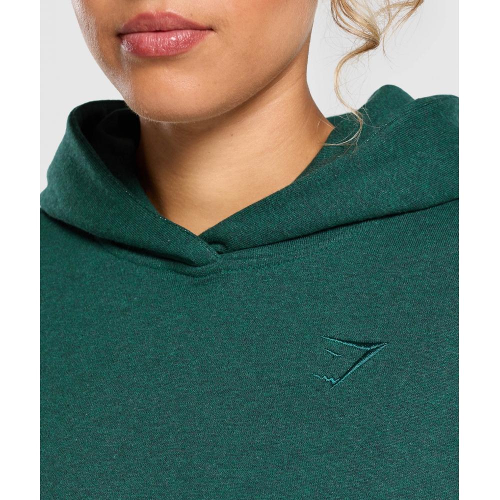 Gymshark Rest Day Sweats Hoodie Bros Bold Teal Marl B2a7p Tbrq