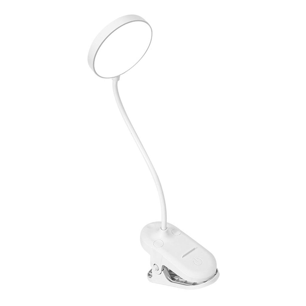 LED Klemm-Schreibtischlampe USB Augenschonend Dimmbar Nachttisch-Leselampe Nachtlicht für Schlafzimmer Stecker