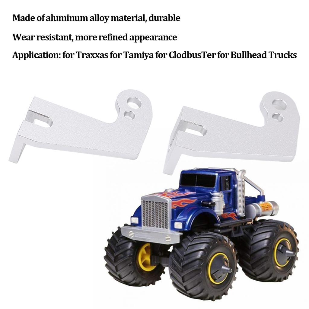 2PCS RC Model Car Aluminum Alloy Gear Box Bracket for Traxxas ClodbusTer Bullhead Trucks