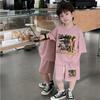 Children's Set, Boys' T-shirt, Shorts, Pants Two-piece Set