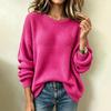 Women's Casual Round Neck Sweater - Spring & Autumn Fashion 2026