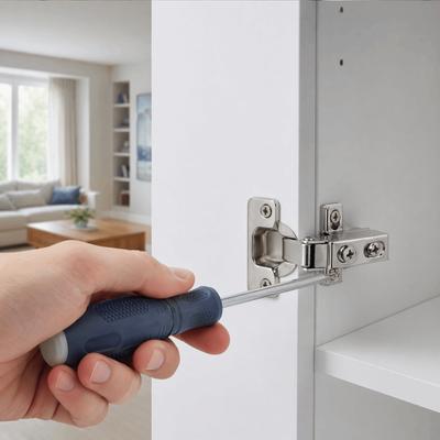 Cold Rolled Steel Cabinet Door Hinge Damper Hydraulic Hinge Durable Soft Close Hinge  Cabinet Doors