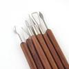 6-piece Pottery Tool Set Ceramic Clay Sculpture Modeling Art Scraper Tool Set for Drawing and Repairing Clay Sculptures