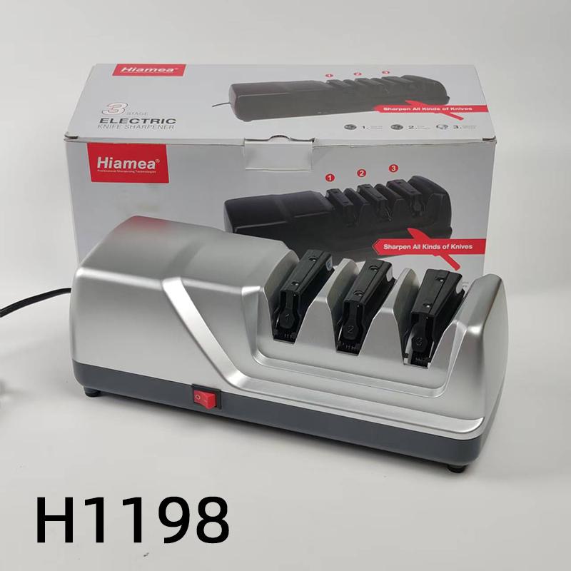 

3-Stage Electric Knife Sharpener (Model H1198) – Fast, Effortless Sharpening for Kitchen Knives EU Plug